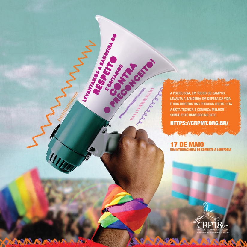 CRP 18-MT lança nota técnica que orienta atendimento à população LGBT