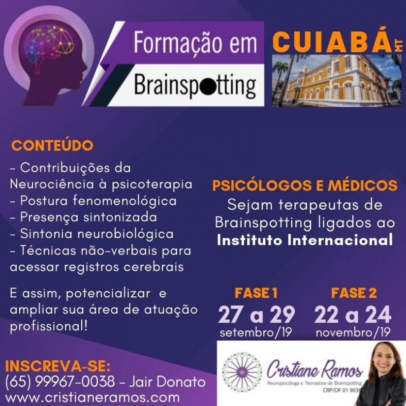 Inscrições abertas para o curso de formação em Brainspotting