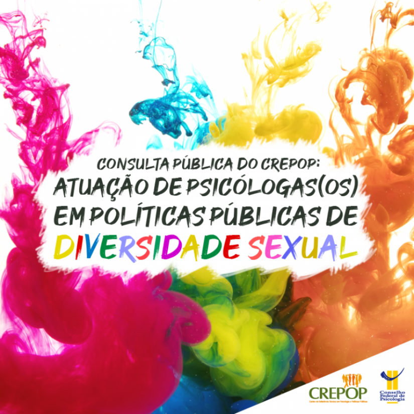 CRP18-MT convoca psicólogas (os) para consulta pública que discutirá diversidade sexual