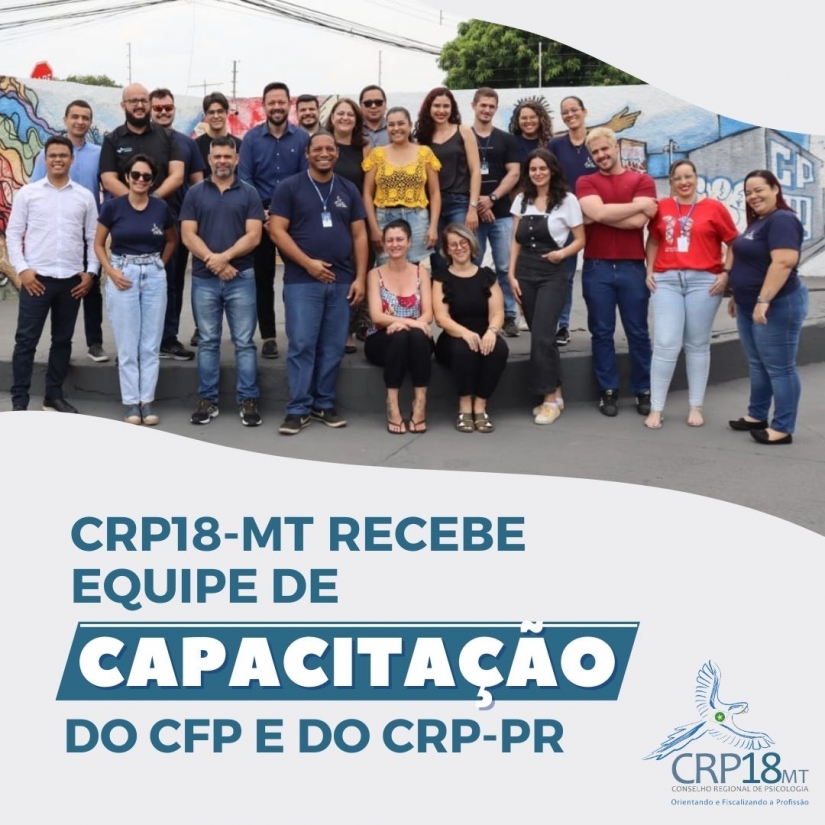 CRP18-MT recebe equipe de capacitação do CFP e do CRP do Paraná