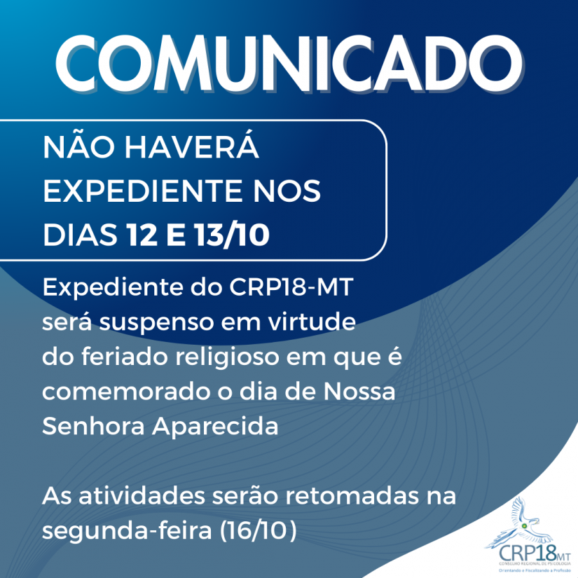 COMUNICADO FERIADO