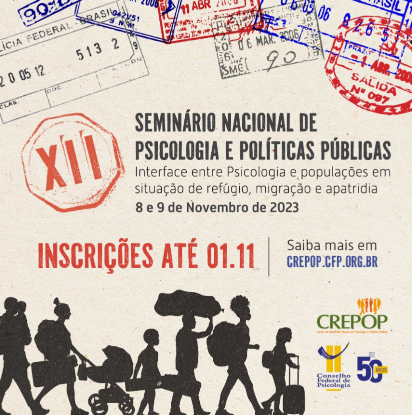 Seminário CREPOP debate a interface entre Psicologia e populações em situação de refúgio, migração e apatridia