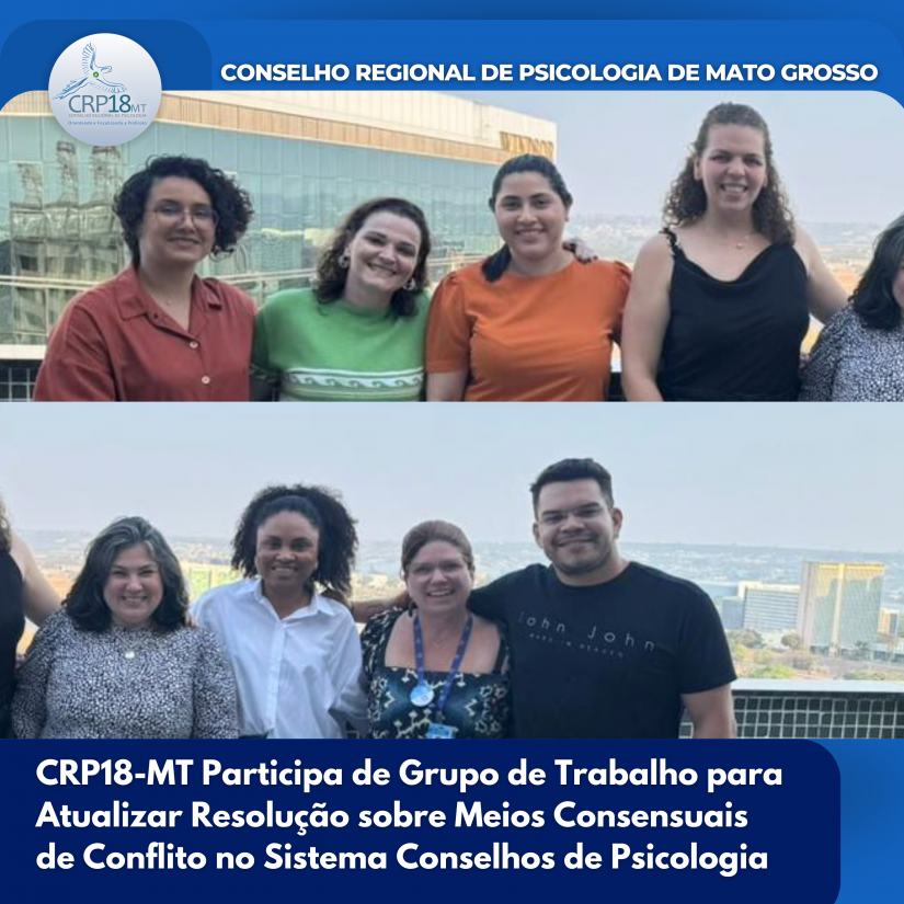 CRP18-MT Participa de Grupo de Trabalho para Atualizar Resolução sobre Meios Consensuais de Conflito no Sistema Conselhos de Psicologia