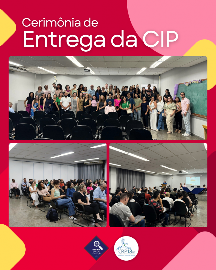 CRP18-MT realiza cerimônia de entrega de carteiras profissionais para psicólogas recém-inscritas