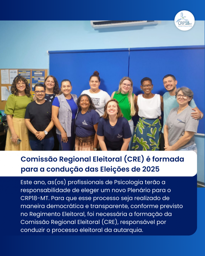 Comissão Regional Eleitoral (CRE) é formada para a condução das Eleições de 2025 