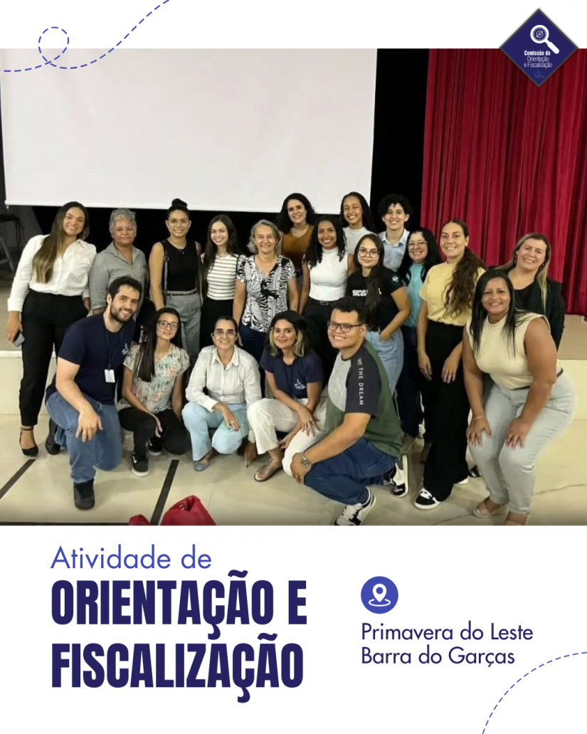 CRP18-MT realizou atividades de orientação e fiscalização presencial em Primavera do Leste e Barra do Garças