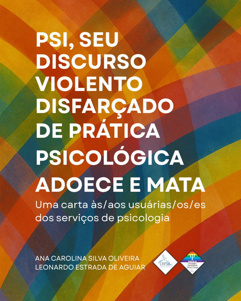 CRP18-MT lança material para combater práticas antiéticas que violam os direitos de pessoas LGBTQIA+ nos atendimentos psicológicos