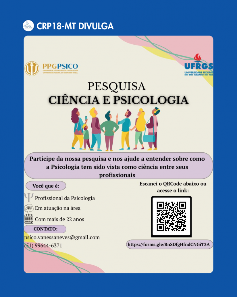 Estudo propõe olhar crítico sobre a ciência na Psicologia e convida profissionais a participarem