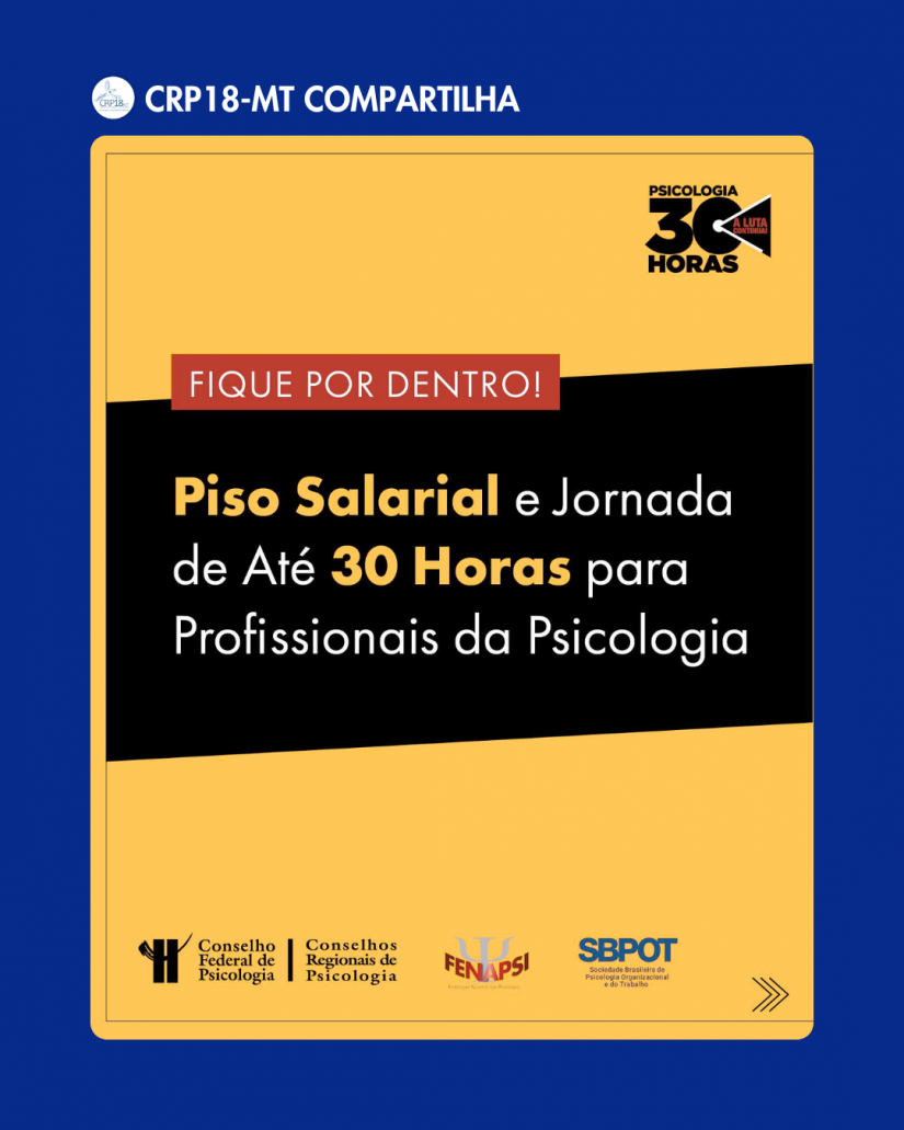 Jornada de 30 Horas e Piso Salarial para Psicologia: Mobilização da Categoria Avança no Congresso Nacional