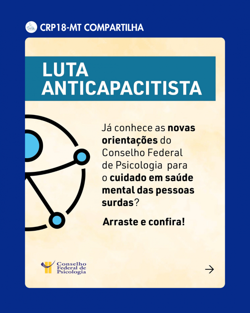 Conselho Federal de Psicologia publica novas diretrizes para o atendimento psicológico de pessoas surdas