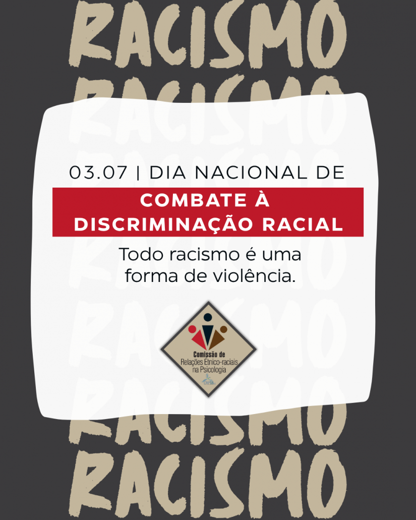 03 de julho: Psicologia reforça compromisso ético no combate à discriminação racial