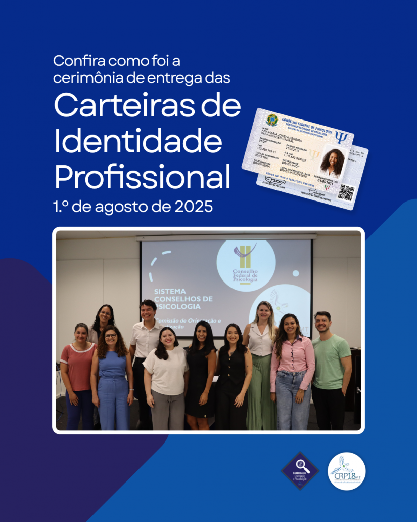 Novas psicólogas receberam carteiras profissionais em cerimônia promovida pelo CRP18-MT