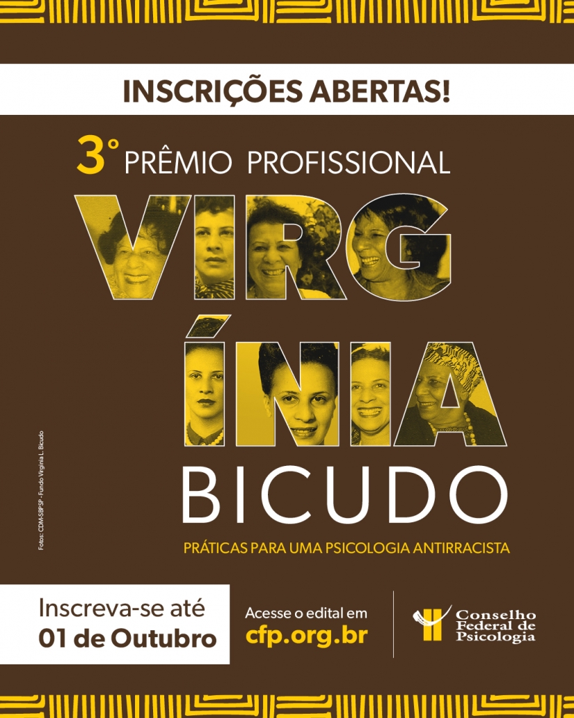 CFP lança nova edição do Prêmio Virgínia Bicudo e valoriza práticas antirracistas na Psicologia