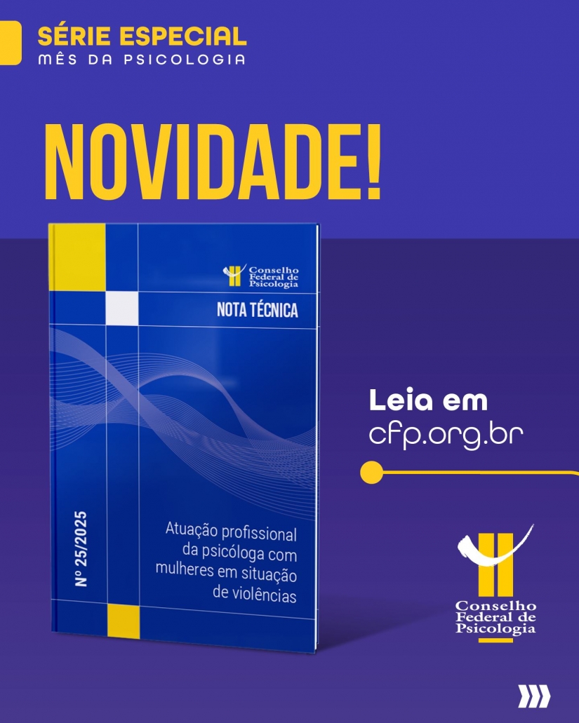 CFP publica Nota Técnica com orientações para atuação da Psicologia junto a mulheres em situação de violência