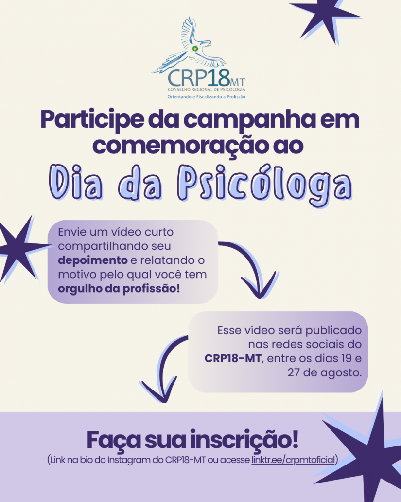 Psicólogas de diferentes regiões de Mato Grosso participam de campanha em celebração ao Dia da Psicóloga 2025