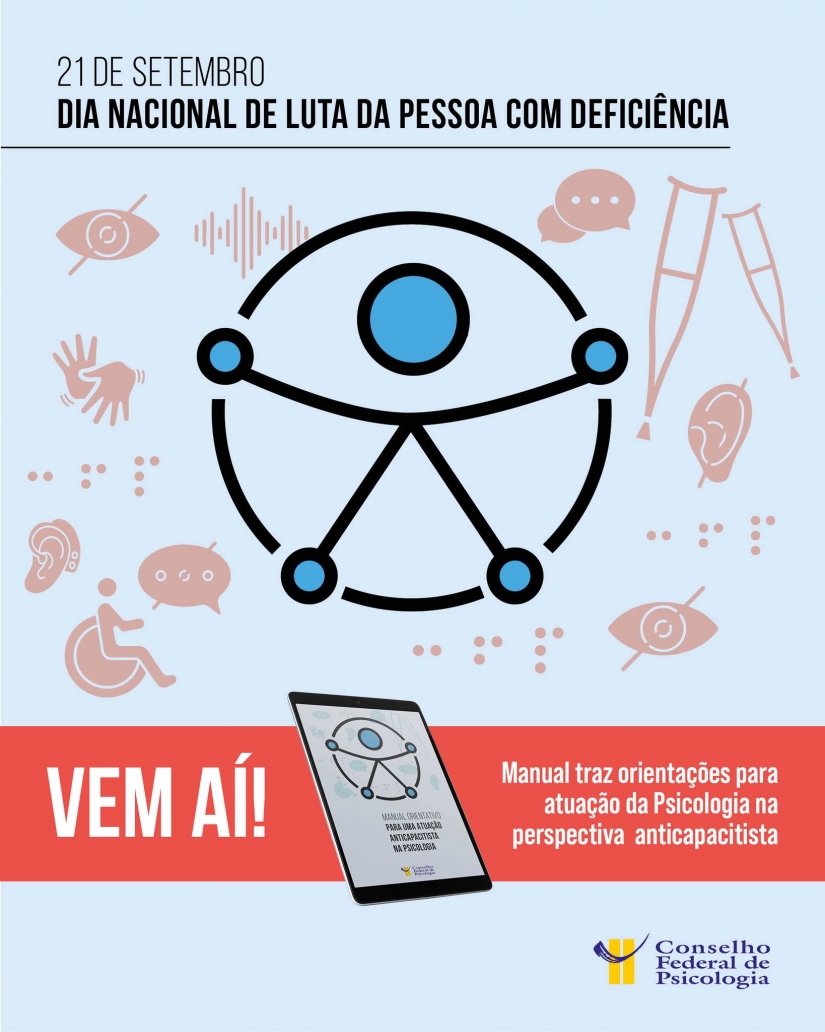CFP lança manual orientativo para atuação da Psicologia na perspectiva anticapacitista