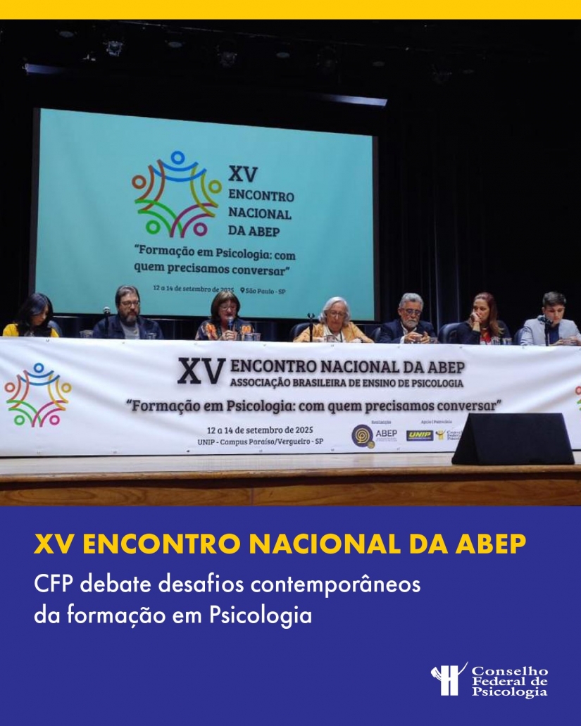 CFP marca presença no XV Encontro Nacional da ABEP e reforça compromisso com a qualidade da formação em Psicologia
