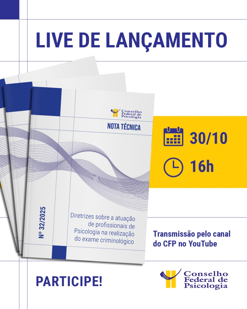 CFP lança Nota Técnica sobre atuação da Psicologia no exame criminológico