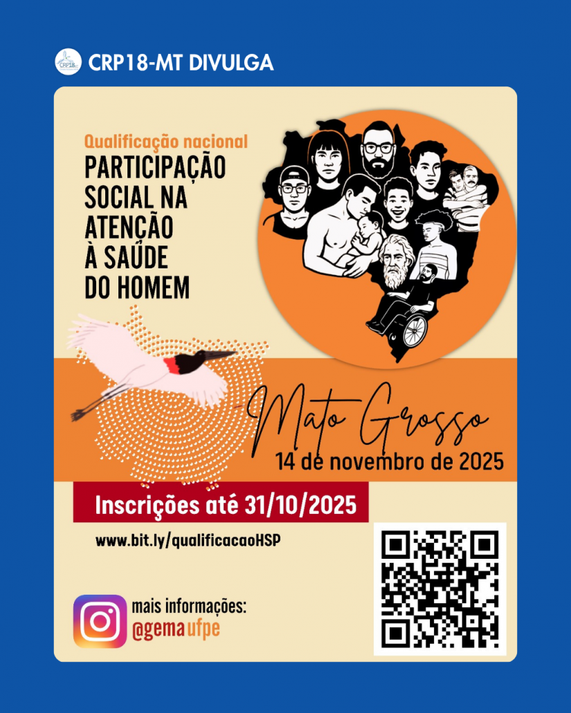 3ª Qualificação sobre Participação Social na Atenção à Saúde do Homem será realizada em Cuiabá
