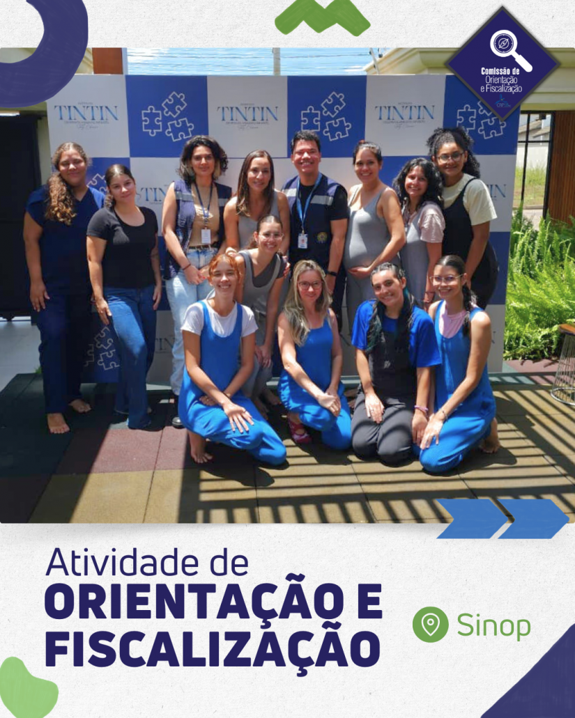 CRP18-MT realiza atividades de orientação e fiscalização em Sinop-MT