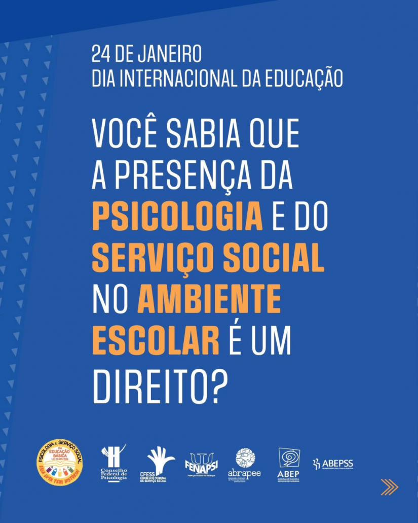 Psicologia por uma educação de qualidade: saúde mental como eixo do processo educacional