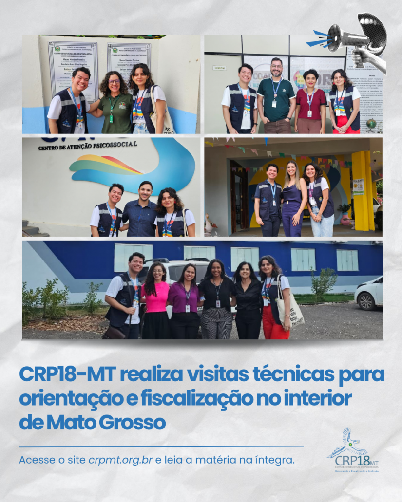 CRP18-MT realiza visitas técnicas em municípios de Pontes e Lacerda, Vila Bela da Santíssima Trindade e Araputanga