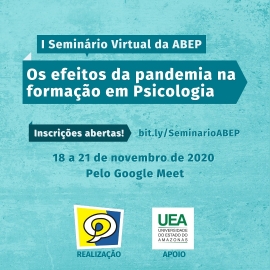 Seminário nacional discute efeitos da pandemia na formação em Psicologia