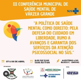 III Conferência Municipal de Saúde de Várzea Grande / MT 