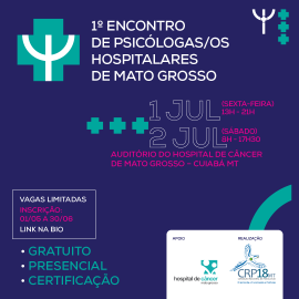 1º Encontro de Psicólogas/os hospitalares de Mato Grosso