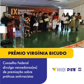 CFP torna Prêmio Virgínia Bicudo anual e divulga vencedoras(es) da 1ª edição