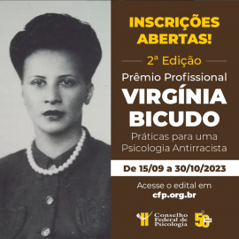 II Prêmio Virgínia Bicudo está com inscrições abertas