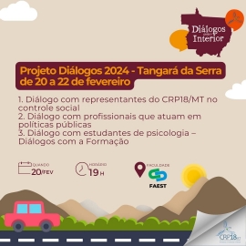 Projeto Diálogos 2024 em Tangará da Serra 