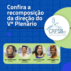 Confira a recomposição da direção do Vº Plenário