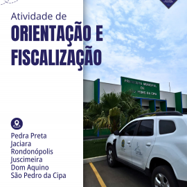 CRP18-MT REALIZA ATIVIDADES DE ORIENTAÇÃO E FISCALIZAÇÃO EM RONDONÓPOLIS E CIDADES DO ENTORNO