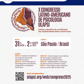 Participe do X Congresso Latino-Americano de Psicologia - ULAPSI 2025