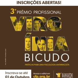 CFP lança nova edição do Prêmio Virgínia Bicudo e valoriza práticas antirracistas na Psicologia