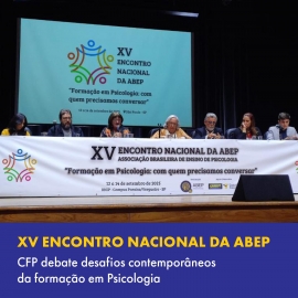 CFP marca presença no XV Encontro Nacional da ABEP e reforça compromisso com a qualidade da formação em Psicologia