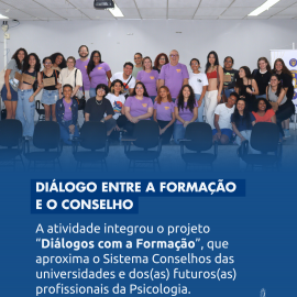 CRP18-MT promove “Diálogos com a Formação” e fortalece parceria com a UFMT durante a Semana do Calouro