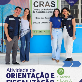 CRP18-MT realiza atividades de orientação e fiscalização presencialmente em Lucas do Rio Verde e Sorriso.