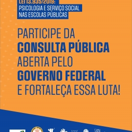 Consulta pública sobre a Lei 13.935/2019 recebe contribuições para orientar atuação de Psicologia e Serviço Social nas escolas