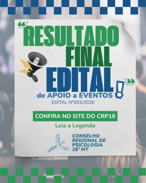 Resultado Final publicado do Edital nº 003/2026 de apoio a eventos.
