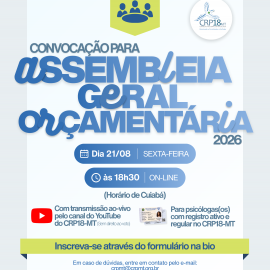 Edital Assembleia Orçamentária 2026