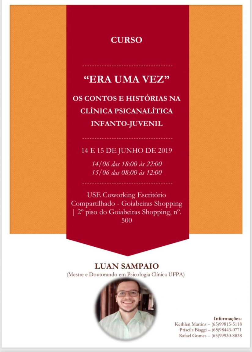 "Era uma Vez" - os contos e histórias na clínica psicanalítica infanto-juvenil