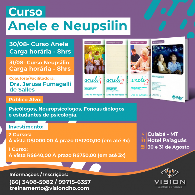 Curso de ANELE e NEUPSILIM