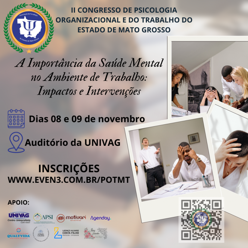 II Congresso de Psicologia Organizacional e do Trabalho em Mato Grosso